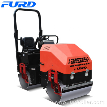 Hot Sell Hydraulic Steering Mini Vibratory Pedestrian Roller For Earth Compaction